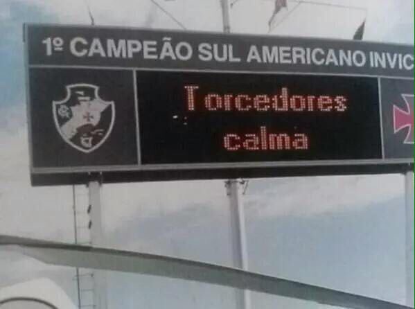 CALMA, TORCEDOR!